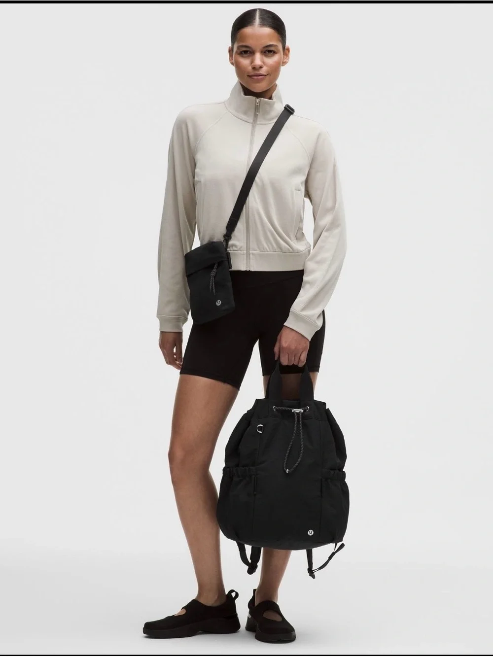 2-in-1 Drawstring Bucket Bag